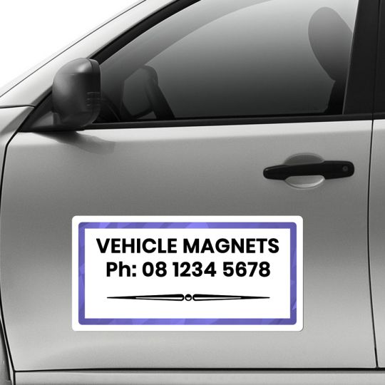 Custom Sized Car Magnets - Colour Printed